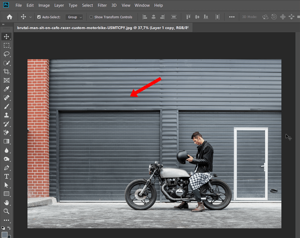 how to remove objects with the content aware fill result