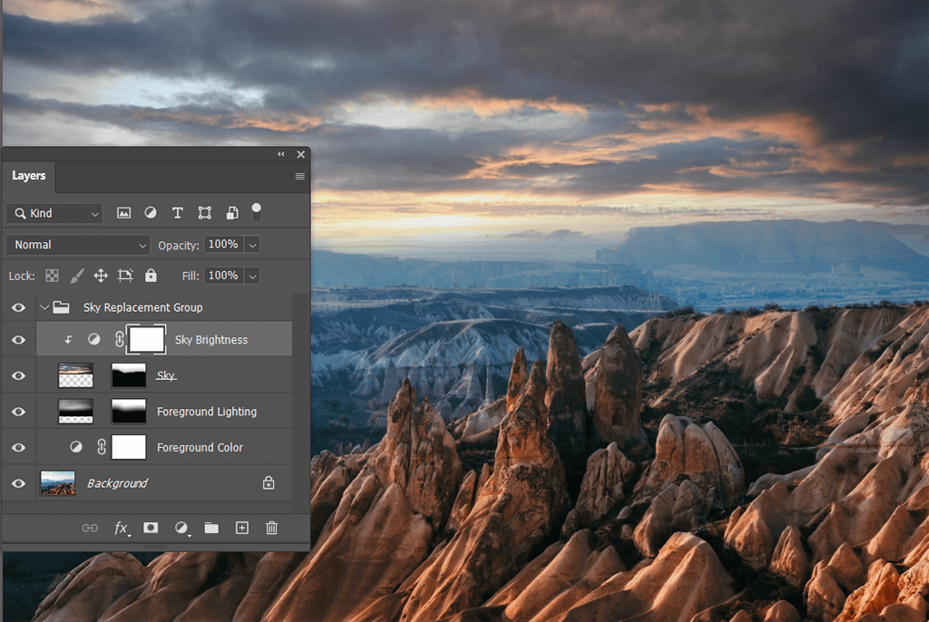 how to replace the sky in photoshop 2021 final result