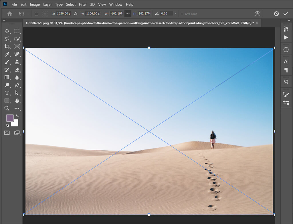 how to replace the sky in photoshop overlay image