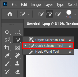 how to replace the sky in photoshop overlay quick selection tool