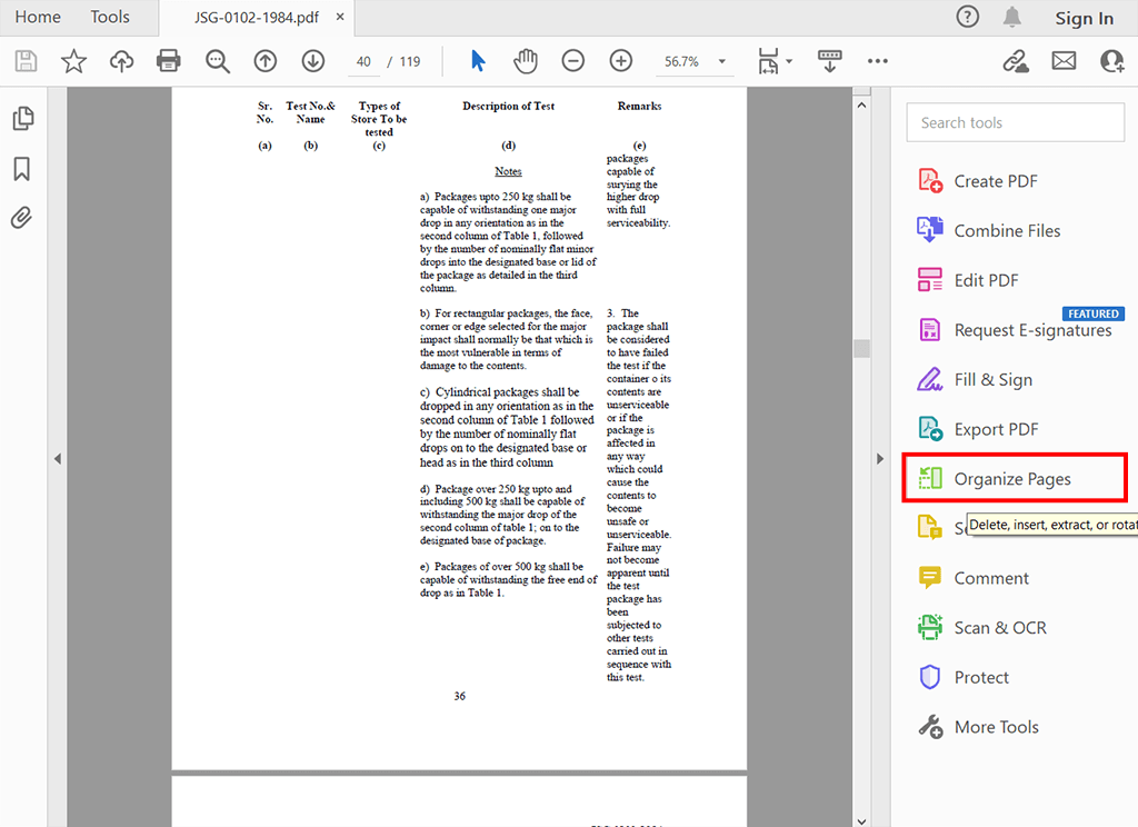 Editing - Split PDF