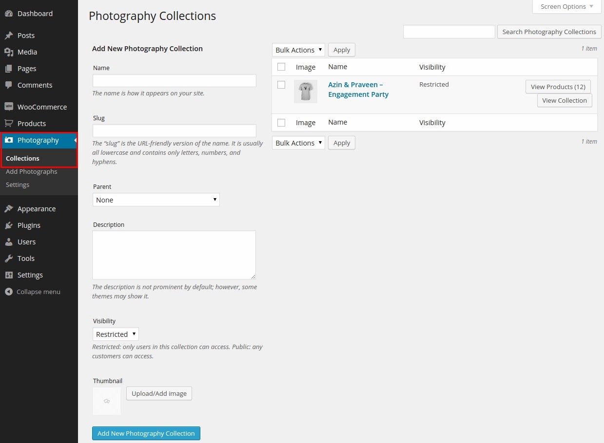 how to start a photography business with woocommerce collection