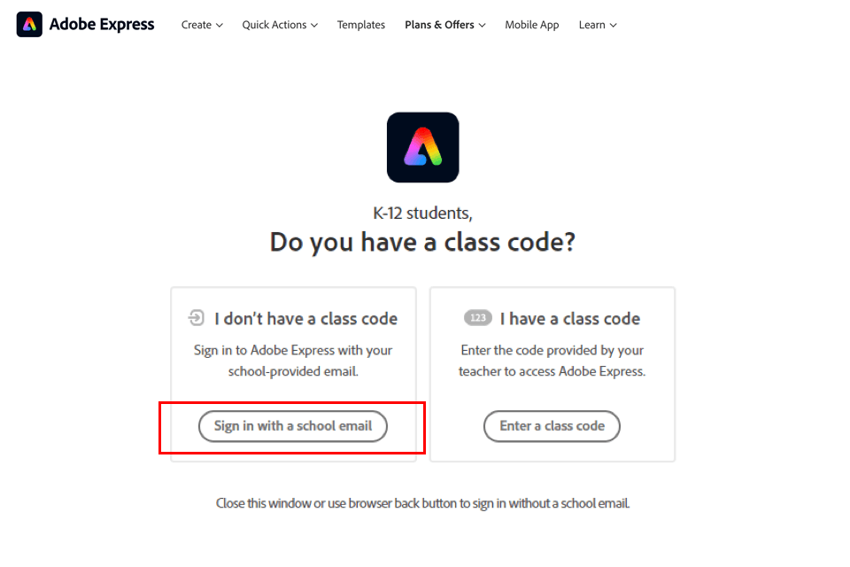 how to start with adobe express for education