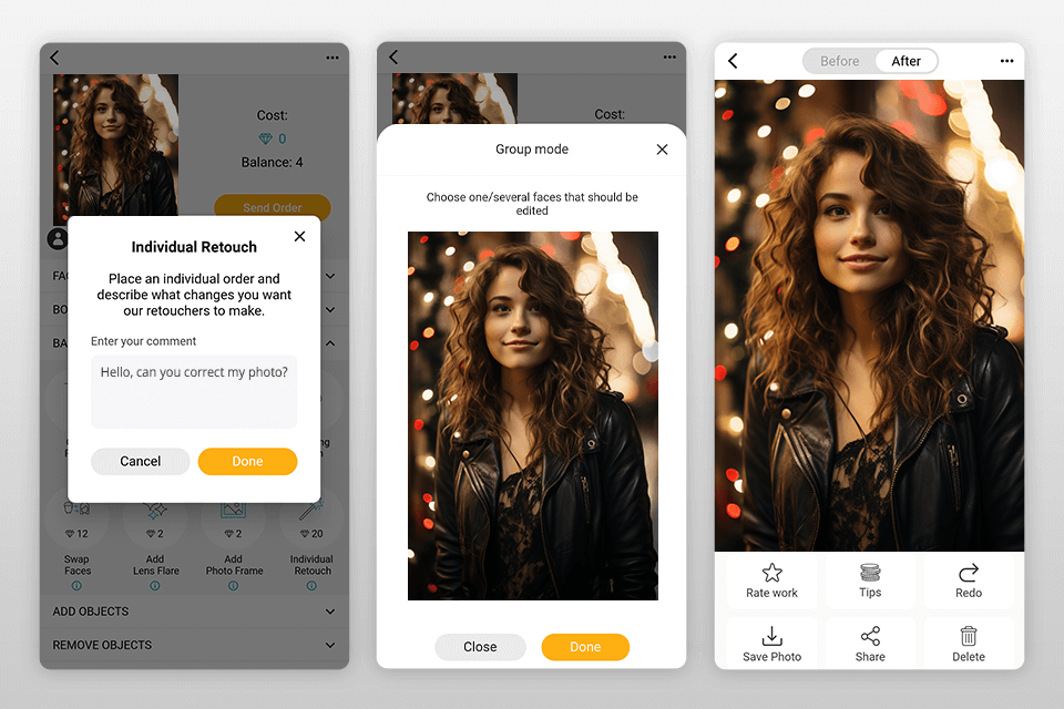 how to take pictures of christmas lights fixthephoto app