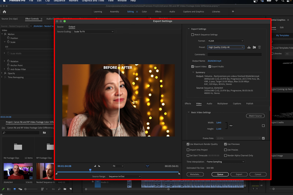 how to upscale video in adobe premiere pro