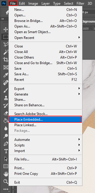how to use a mockup in photoshop placing