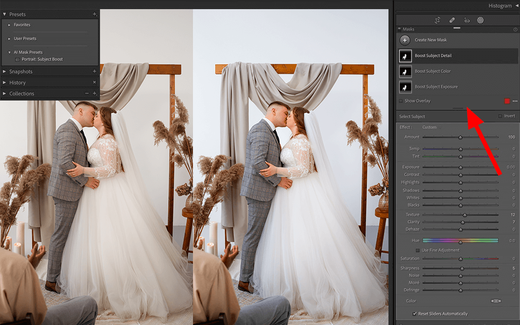how to use ai in lightroom adaptive presets