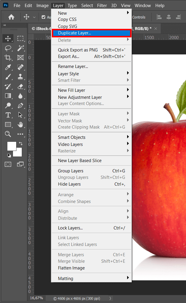 how to use magic wand in photoshop duplicate layer