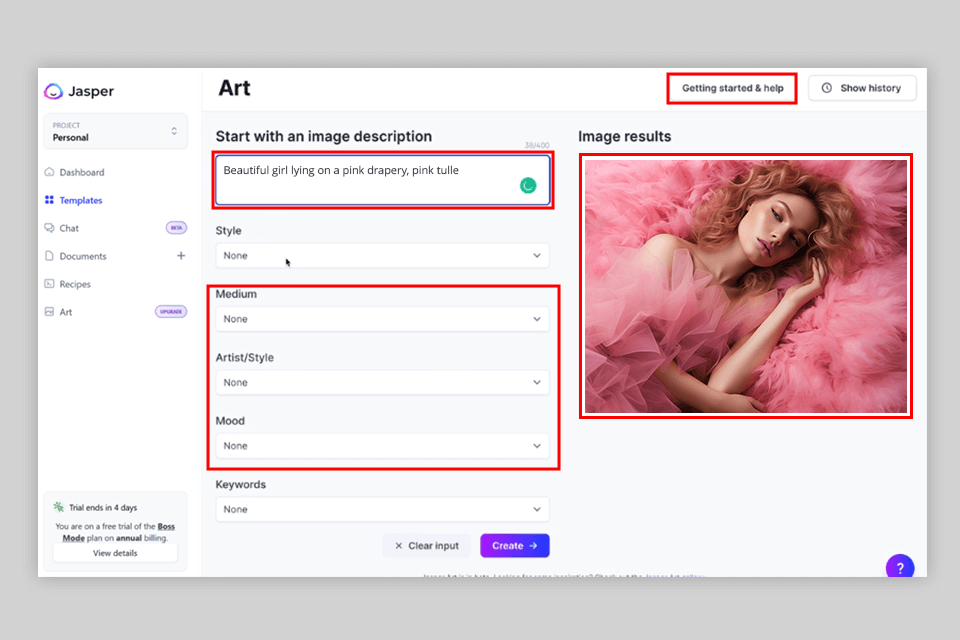 how to work with jasper art