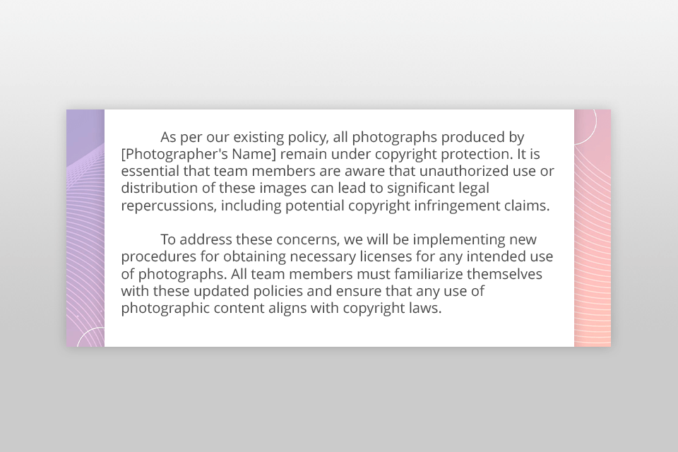 how to write a memo discussion