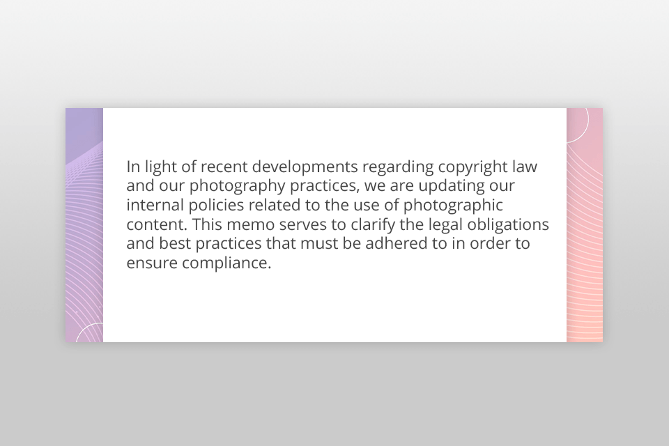 how to write a memo introduction