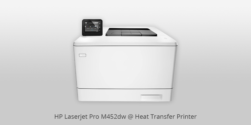 hp laserjet pro m452dw heat transfer printer