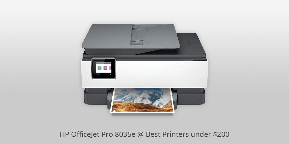 hp officejet pro 8035e mejor impresora por menos de $200
