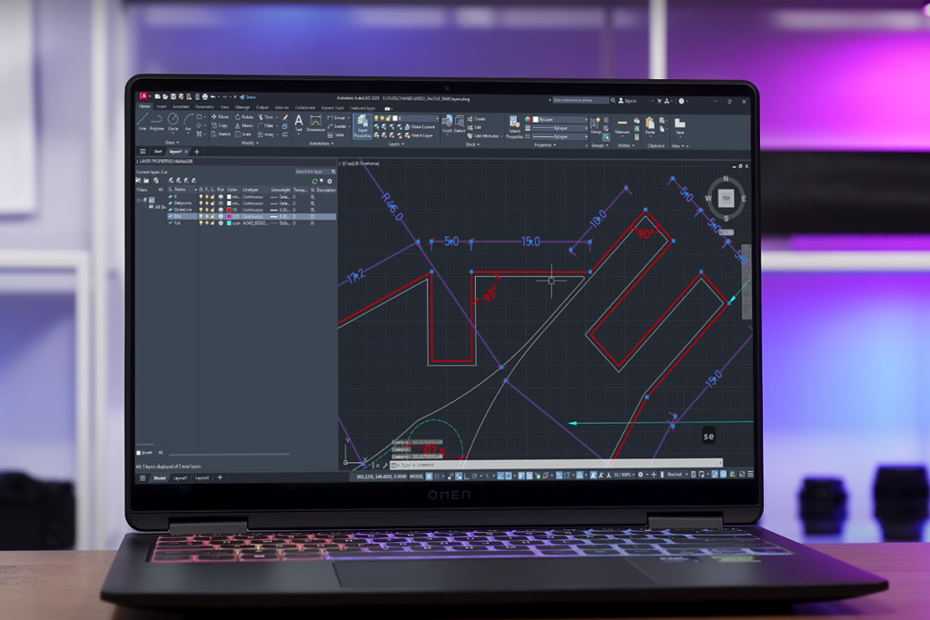 hp omen transcend 14 laptop for autocad