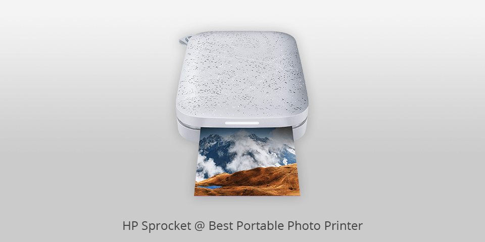 hp sprocket portable photo printer
