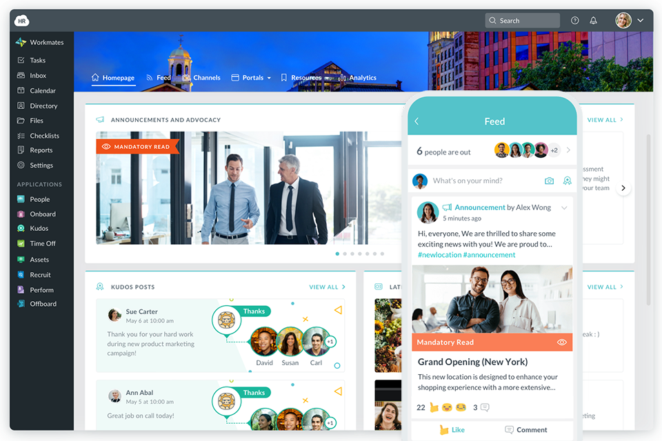 hrcloud employee engagement software