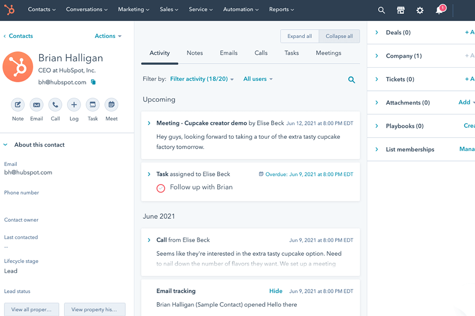 hubspot to help start an online gear store