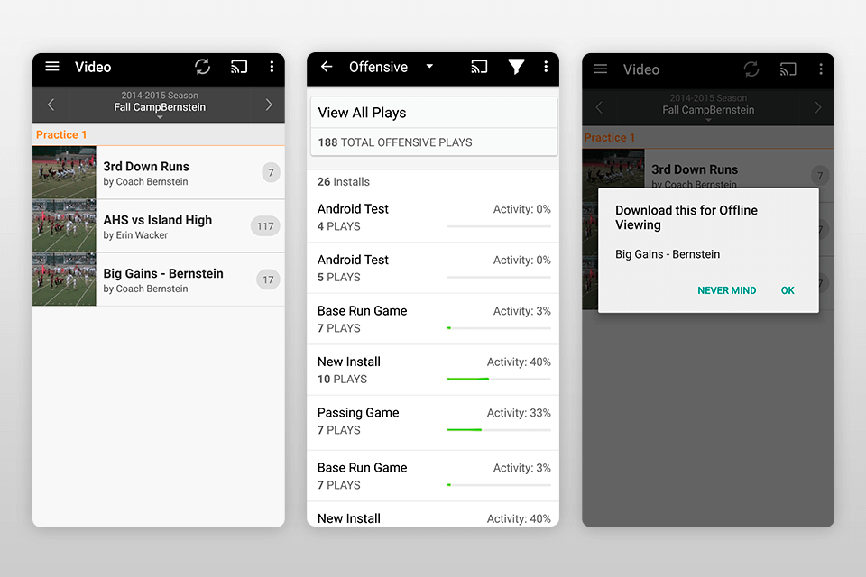 hudl sports video analysis apps interface
