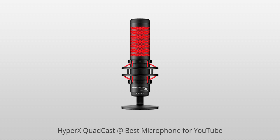 hyperx quadcast microphones for youtube