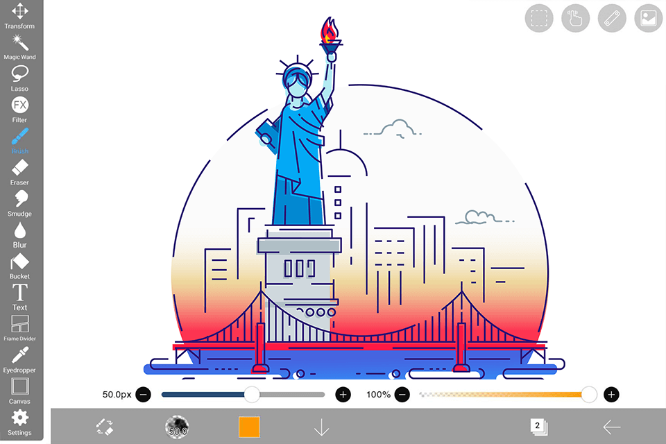 ibis paint x interface krita alternative