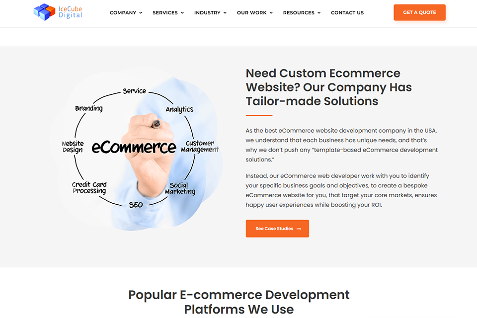 icecubedigital ecommerce development company