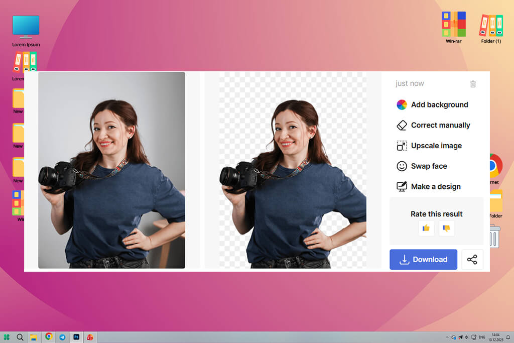 icons8 ai background remover tool