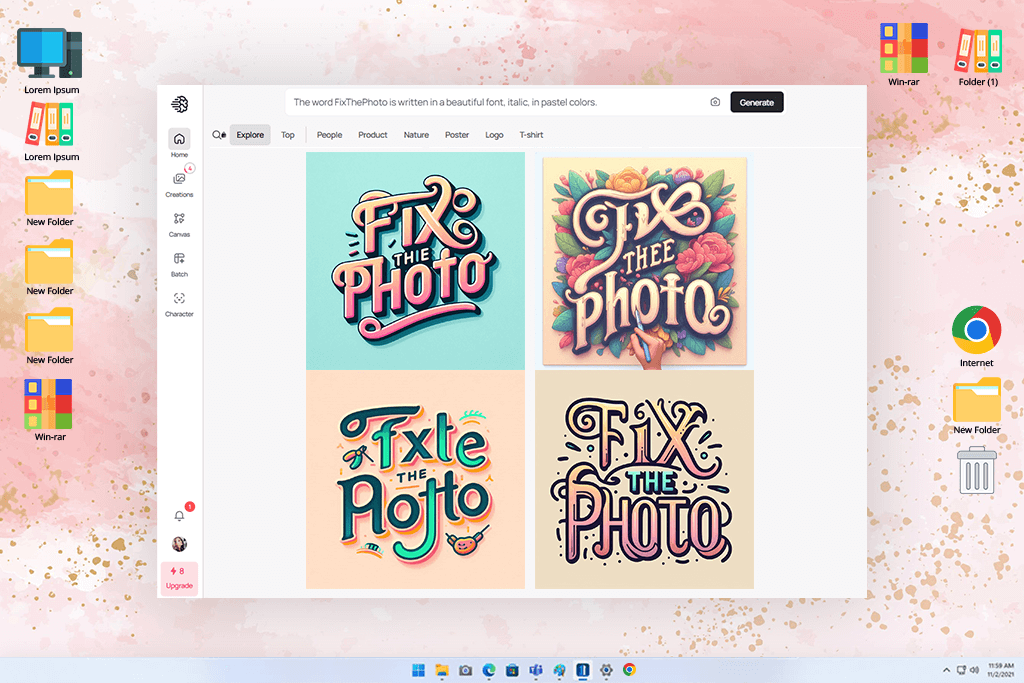 ideogram ai font generator
