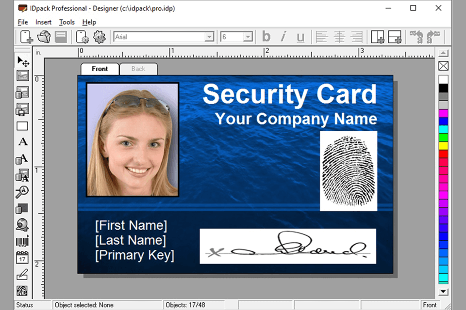 automatic id card generator software free download