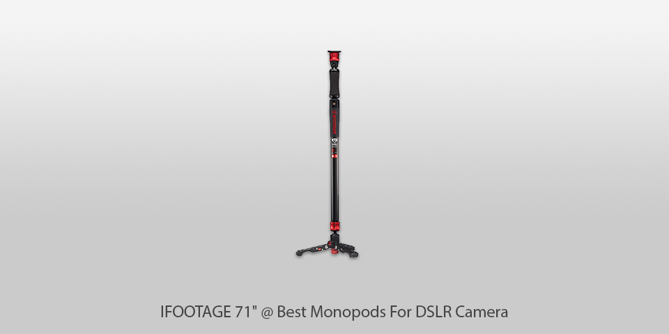 Monopod, COMAN KX3232 73.2 inch Professional Monopod Tripod Lightweight  Aluminum Telescopic Camera Monopod with feet and Pan Tilt Fluid Head for  DSLR