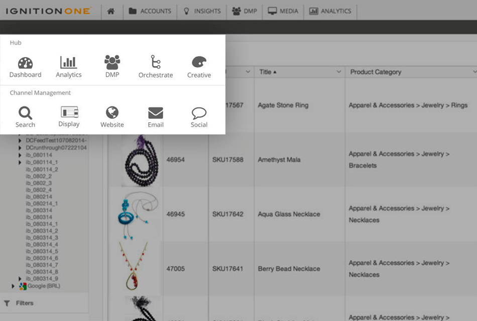 ignitionone programmatic advertising platform interface