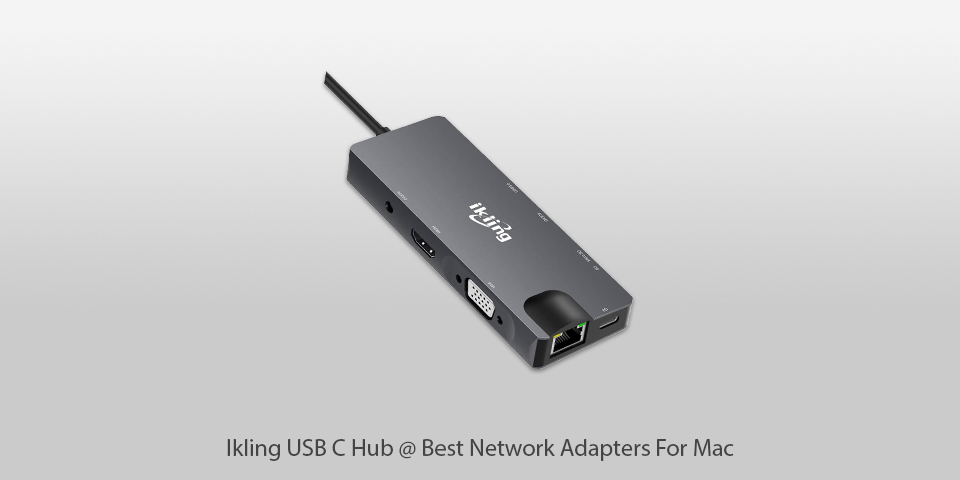 ikling usb c hub network adapter for mac