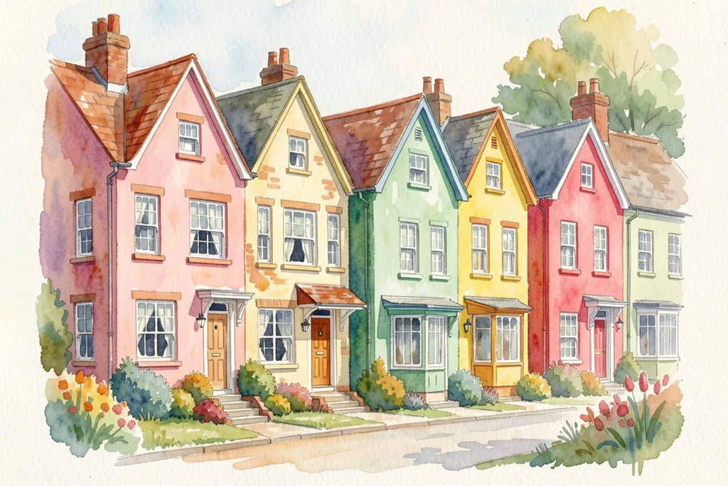 illustration watercolor style
