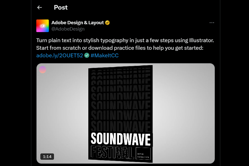 illustrator 2019 typography