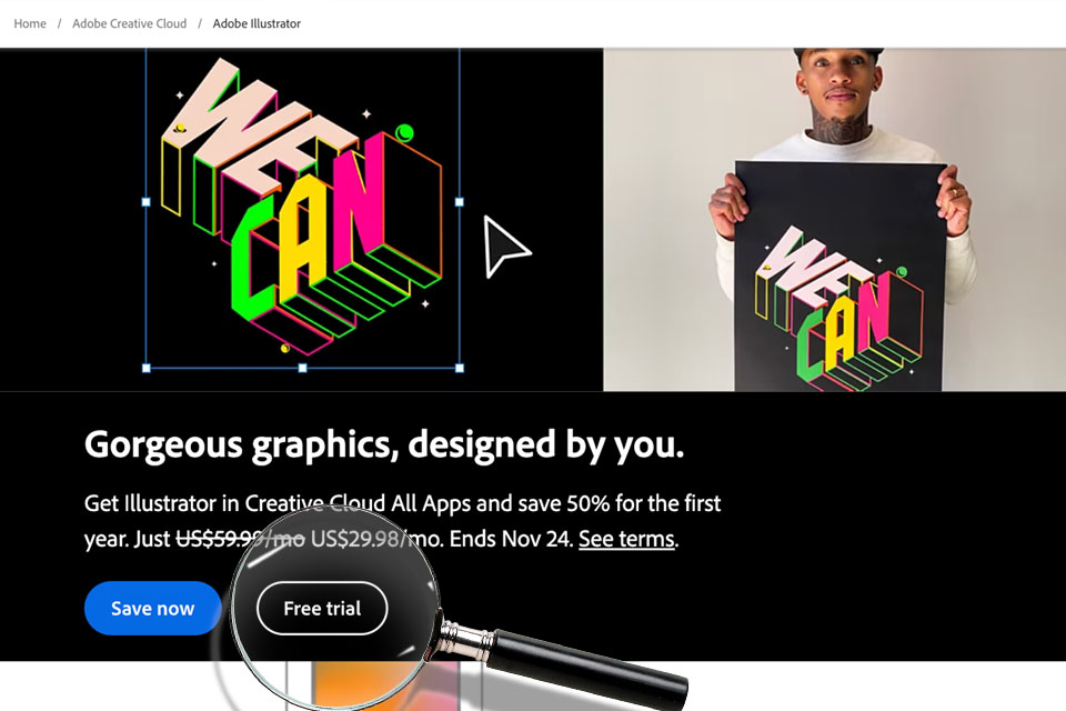 microsoft illustrator free trial download