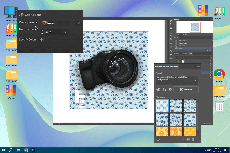 illustrator generative fill for background