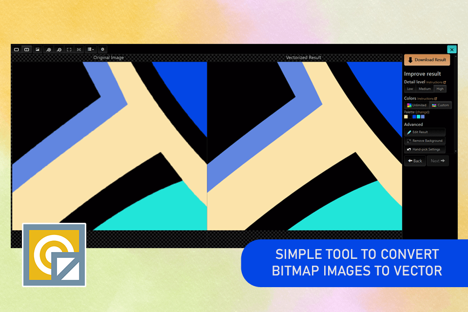 vector magic interface