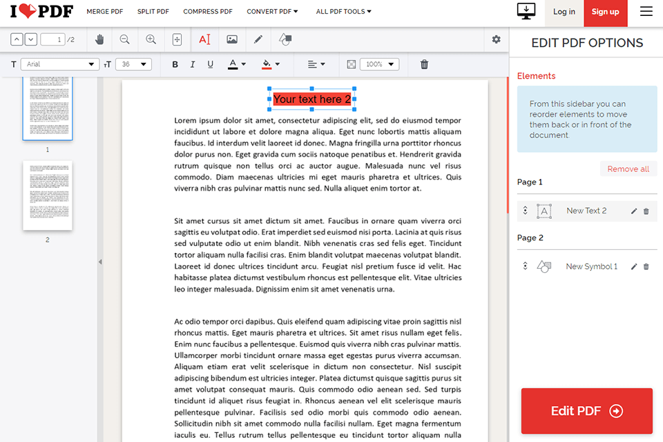 ilovepdf بديل ashampoo pdf pro