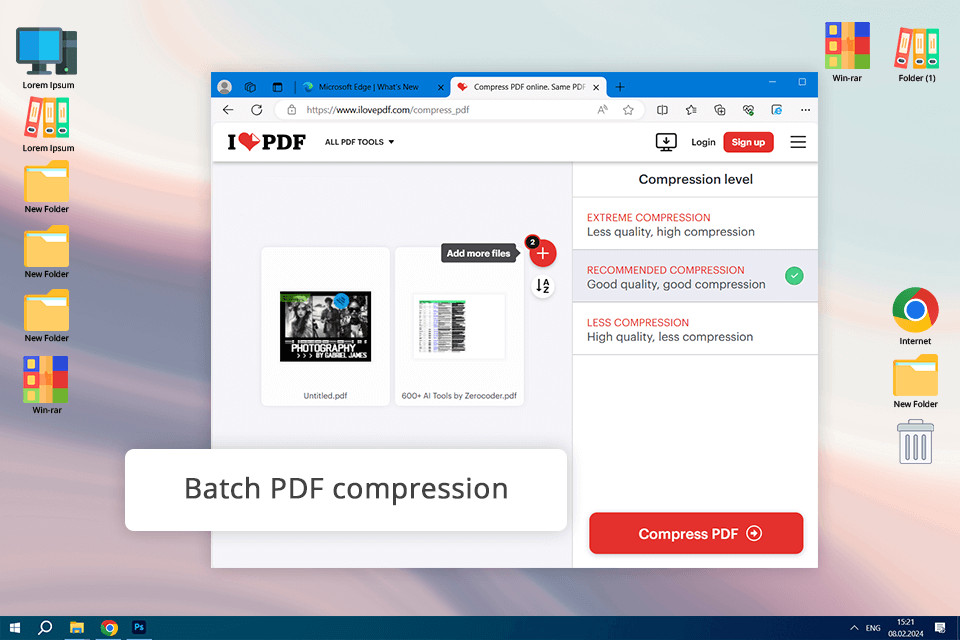 ilovepdf online pdf compressor