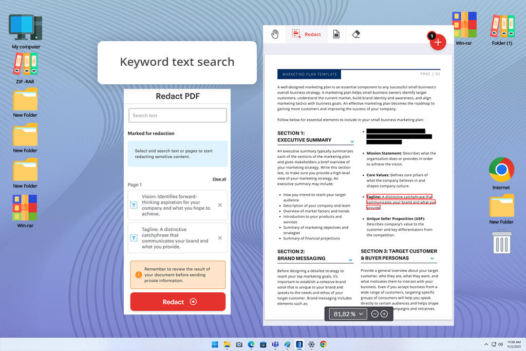 ilovepdf online pdf redactor
