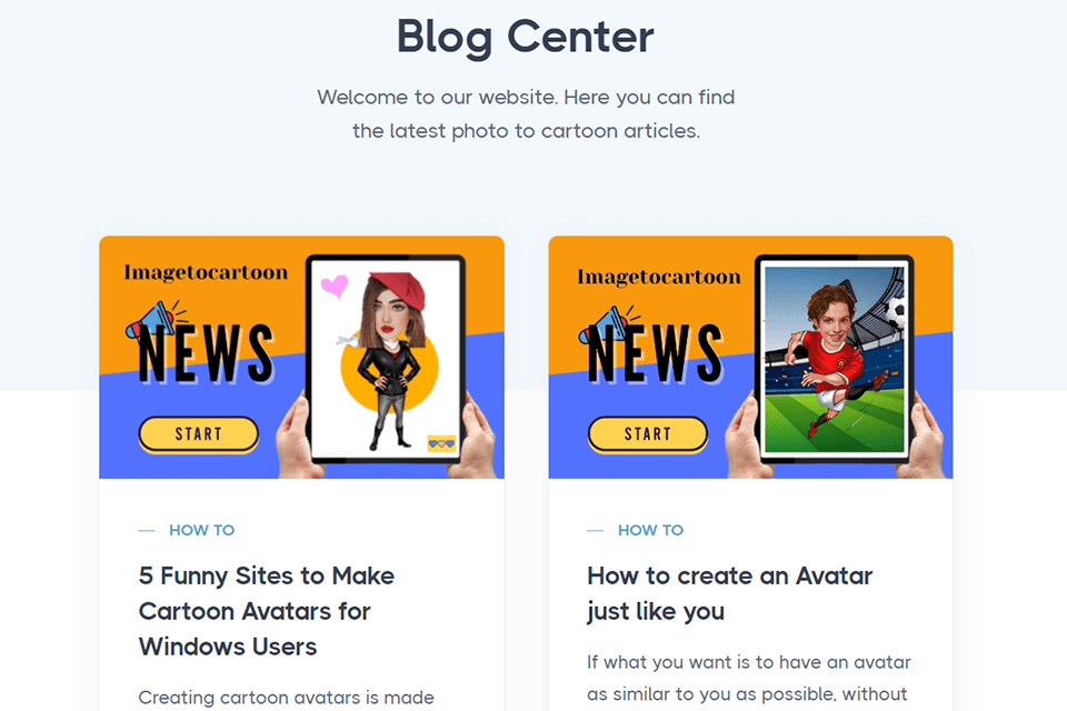 image to cartoon blog