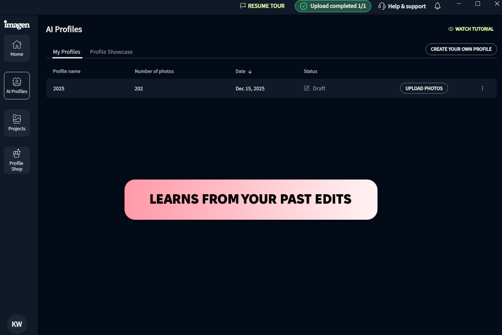 imagen ai personal ai profile