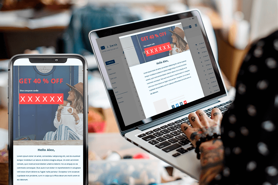 images for emails phone and desktop