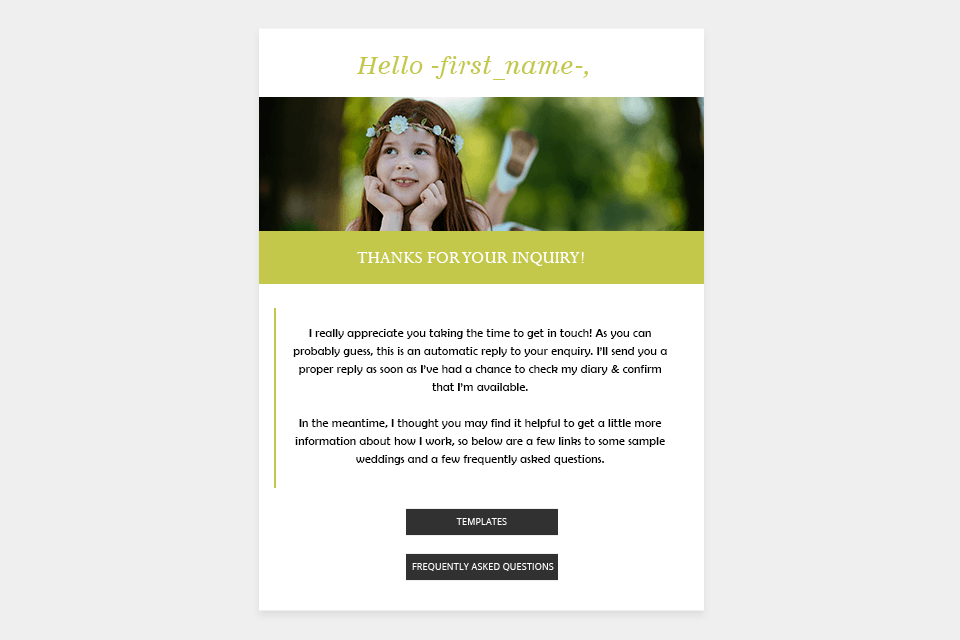 images in emails example