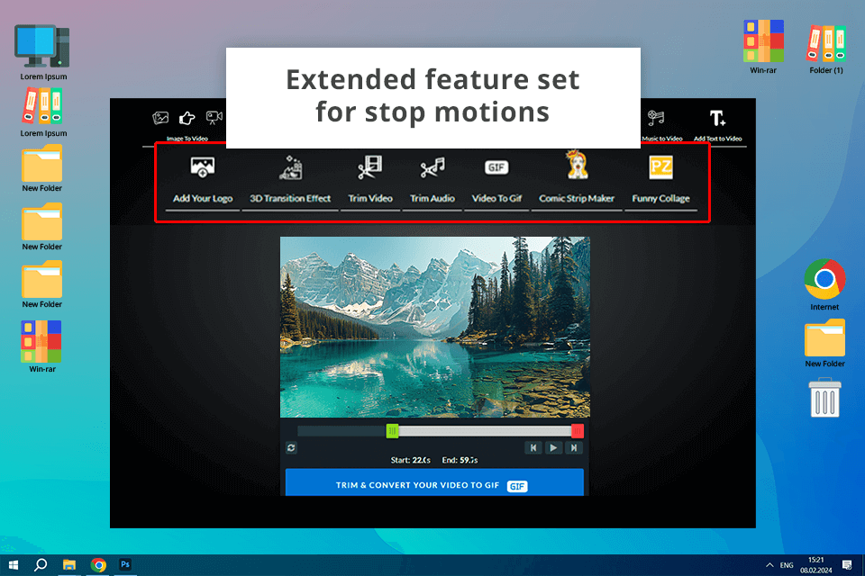 imagetovideo online stop motion maker