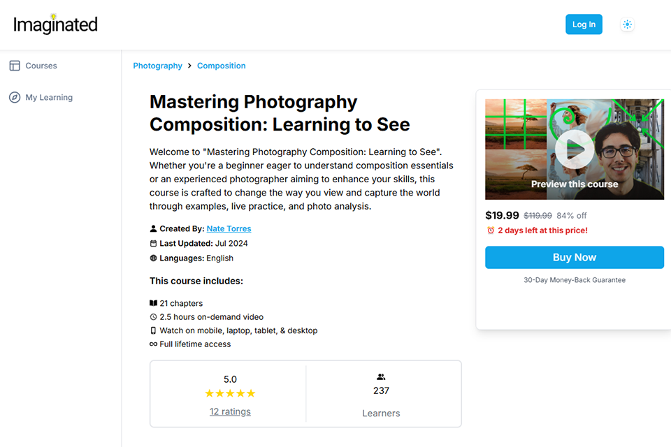 imaginated free online photography course