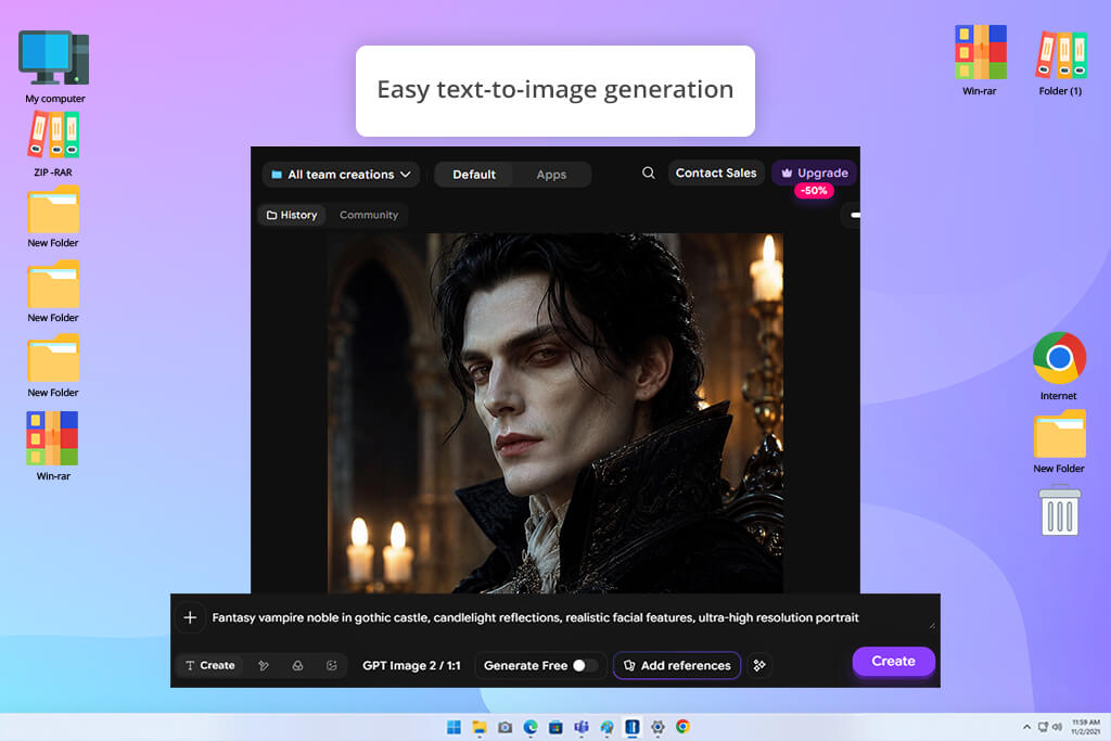 imagineart ai fantasy character creator