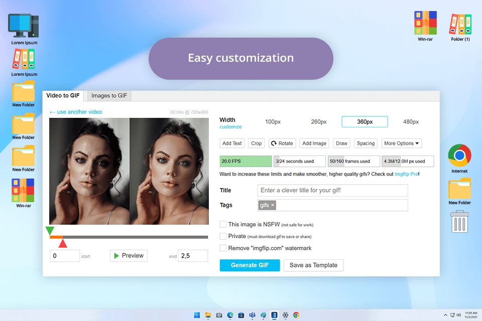 imgflip video to gif converter software