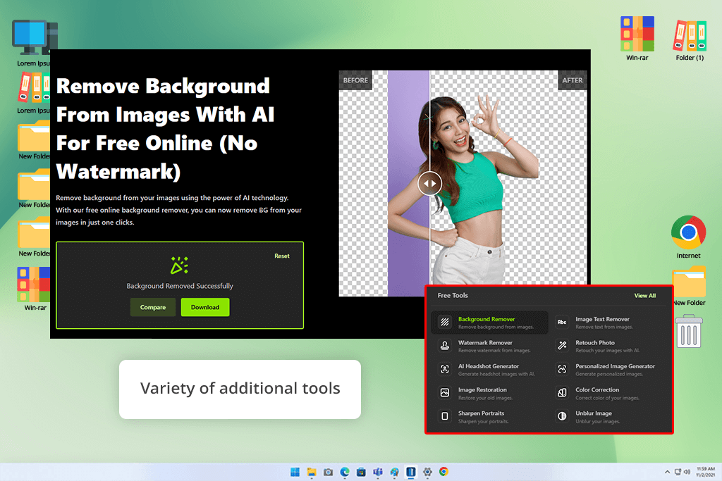 imggen ai free background removal software