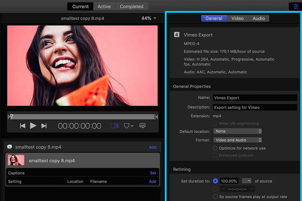 واجهة imovie