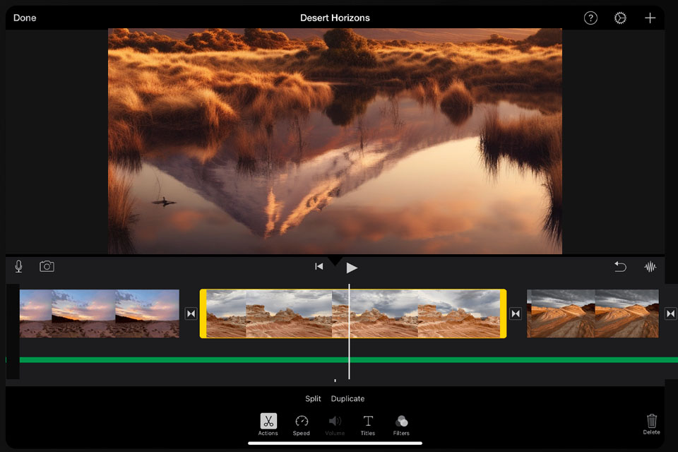 imovie ipad video editing app